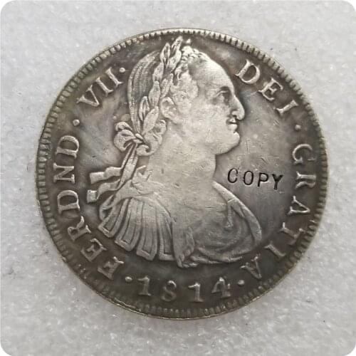 Chile 1814 IF 8 Reales COPY commemorative coins-replica coins medal coins collectibles