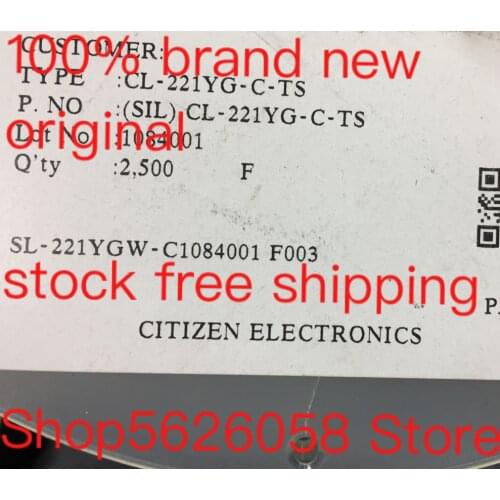 CL-221YG-C-TS SMD 100% new original freeshipping 50PCS-3000PCS/LOT STOCK