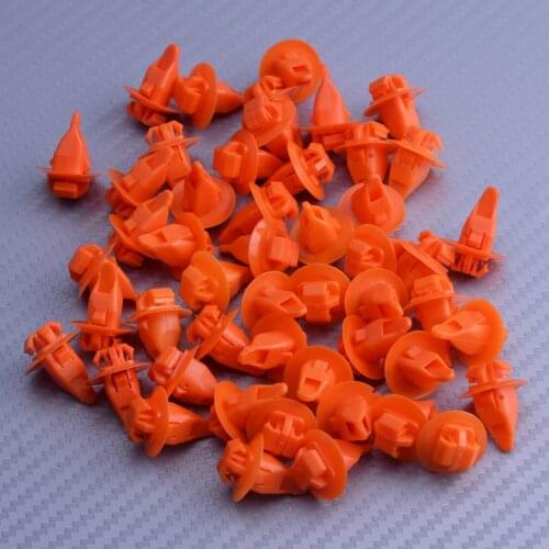 DWCX 50pcs 9090467036 Fender Wheel Flare Moulding Clip Retainer Fasteners for Toyota Highlander Land Cruiser Tacoma Tundra