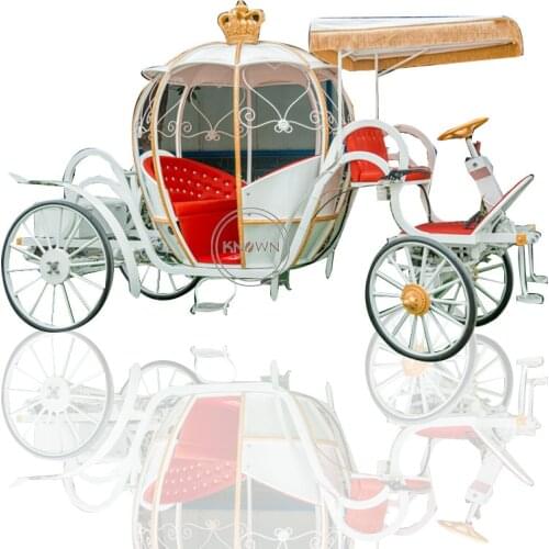 Hot Selling Pumpkin Prinss Carriage Snic Spot Exhibition Hall Photography Props Wedding Electric Carriage