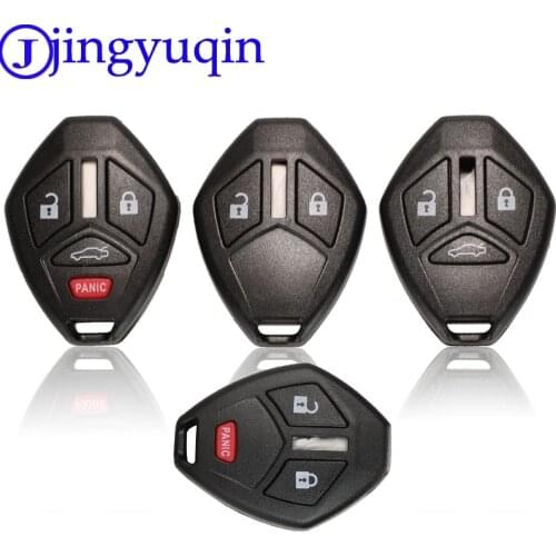 Jingyuqin Remote Car Key Case Cover For Mitsubishi Lancer Outlander Endeavor Galant Remote Key Shell 2 + 1/3 + 1 Buttons Style
