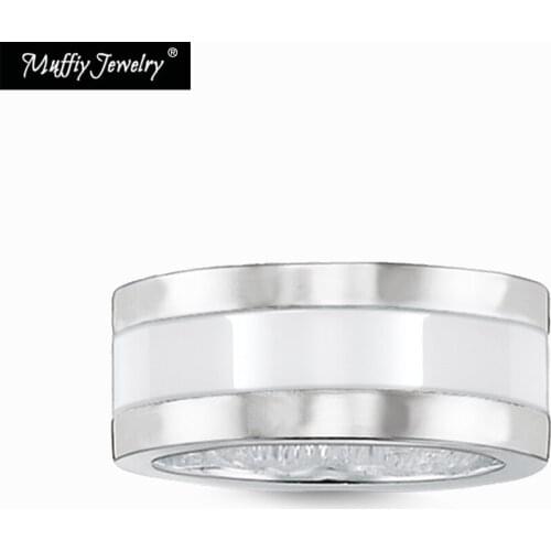 White Band Ring in 925 Sterling Silver Ring, Gift for Women & Men,Europe Style Factory Wholesale Price 2017 Fine Jewelry