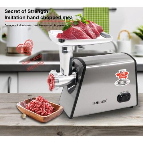 Multifunctional commercial meat grinder, electric chicken skeleton machine, meat machine, chopper, sausage stuffer SP0174