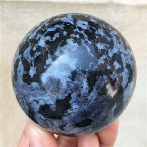 Natural gabbro jasper quartz sphere crystal ball healing 55-60mm