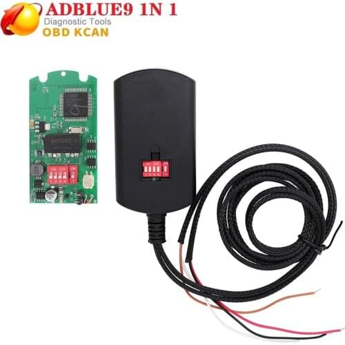 OBD2 Adblue Emulator 9 in 1 Car Diagnostic tool Add for Commins Truck PK adblue 8 in 1 for MAN for Scania for Renault