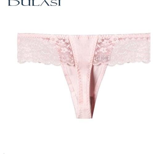 Sexy Panties For Women Lace Thong T Back Underwear Solid Color Underpants Cotton Lingerie Breathable G String 3pcs/Lot Recommend