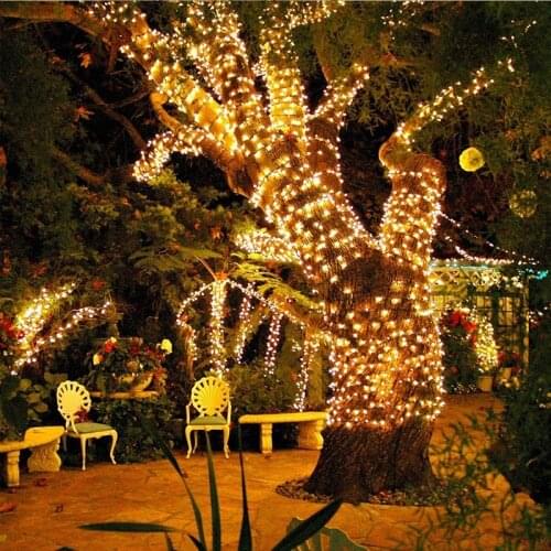 LED Solar Light String Outdoor Small Lanterns Lawn Garden Decoration Hanging Lights Terrace Garden Suncatchers Decoration Lights
