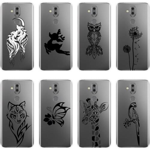 Back Cover For Nokia 2.1 3.1 5.1 6.1 7.1 Plus Animal Wolf Deer Giraffe Soft Phone Case Silicone For Nokia 7.1 6.1 5.1 3.1 2.1