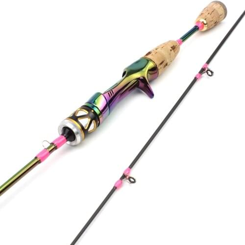 1.68M Ul Power Slow Lure Fishing Rod, Solid Tip Bait Rod, Bait Weight 3-7g Carbon Colorful Rod, Bass Fishing, Trout Rod Pesca