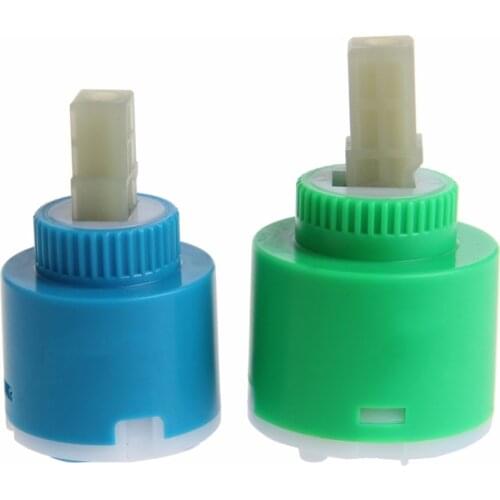 1 PC New 35mm/40mm Ceramic Disc Cartridge Inner Faucet Valve Water Mixer Tap Blue/Green Color