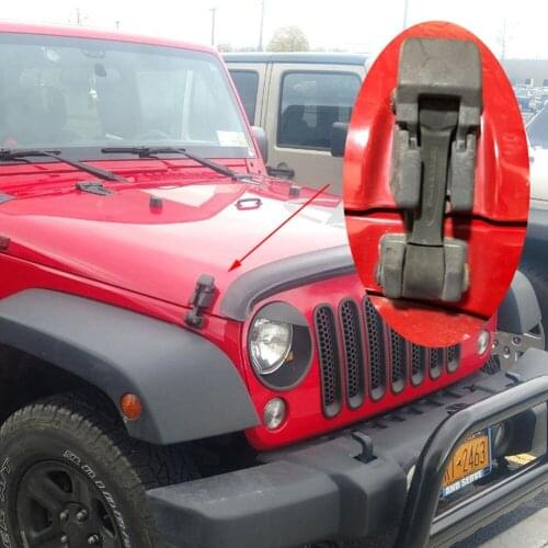 24PCS Black Door Hinge Cover for 2007- 2018 Jeep Wrangler JK Unlimited 4 Door