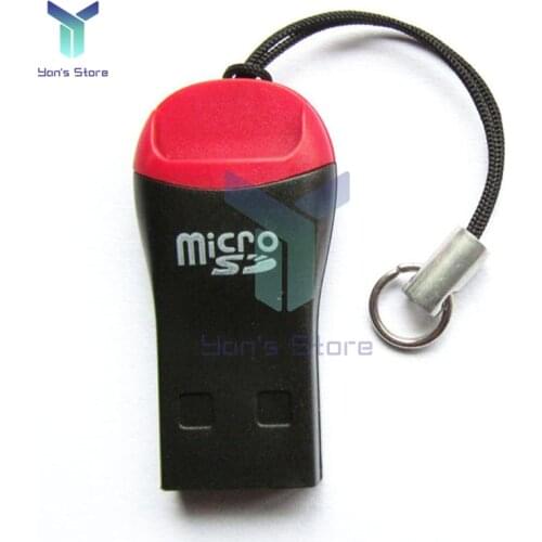 Mini Whistling Micro SD Card TF M2 Card Reader Mini Adapter New High Speed For Laptop High Speed USB 2.0 Plastic Card Reader