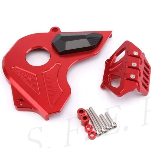 CNC Aluminum Front Sprocket Chain Guard Cover Protector For Honda CB650F CBR650F 2014-2015-2016-2017-2018