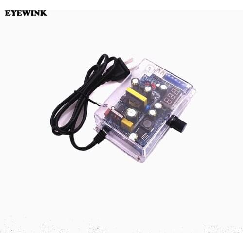 DC-DC Adjustable DC regulated power supply for DIY production kit power supply electronic experiment with case 24V 1A/12V 2A