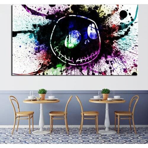 Nightmare Before Christmas Jack Movie Poster Painting On Canvas Bedroom Decoration Pictures For Living Room Home Decor