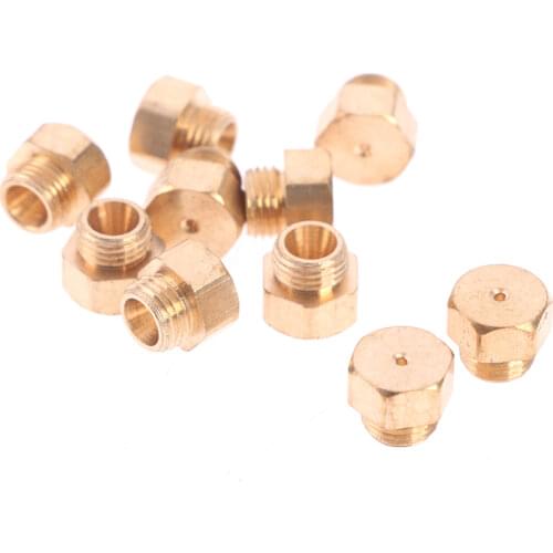 10 PCS M5*0.75 LPG/NG Gas Water Heater Nozzle Jet 0.7mm 1.0mm Liquid And Natural Gas Water Heater Nozzle Jet Accessories