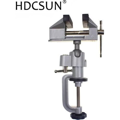 Table vise Bench Clamp Vises Grinder Holder Drill Stand for Rotary Tool,Craft,Model Building,Electronics,Hobby