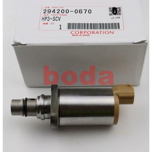 Original Suction Control Valve / Valve ASSY 294200-0670 For 6HK1 Diesel Engines 8981305080 , 8981818310