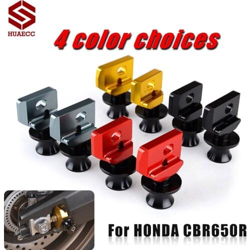 Motorcycle Chain Adjustment Block Frame Swingarm Spools Sliders for Honda CB650R CBR650R CBR 650R 2019 2020