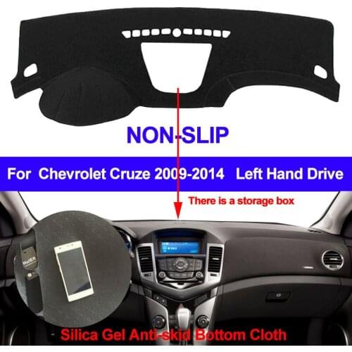 TAIJS Car Dashboard Cover Silicone Non-Slip For Chevrolet Cruze 2009 2010 2011 2012 2013 2014 Dash Mat ANti-UV Carpet DashMat