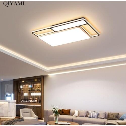 Creative Modern LED Ceiling Lights For Living Room Bedroom Kitchen Office Indoor Deco Lamps Dimmable Lighting Fixtures AC85-260V