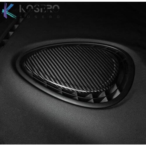 Carbon FiberDashboard Center Console Air Outlet Decoration Sticker For MINI ONE COOPER S F54 F55 F56 F57Car Interior Accessories