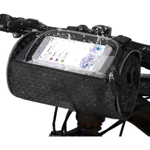 Bike Waterproof Phone Bag Top Front Tube Frame bicycle Storage Bag Touch Screen Cycling Bags Cycling Fixture and Accessories