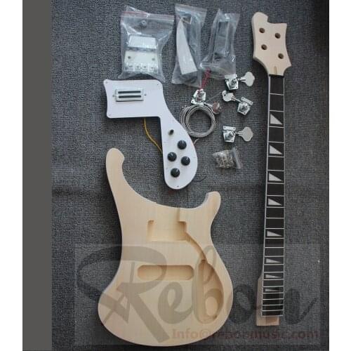 Weifang Rebon Ricken unfinished DIY electric bass guitar kit