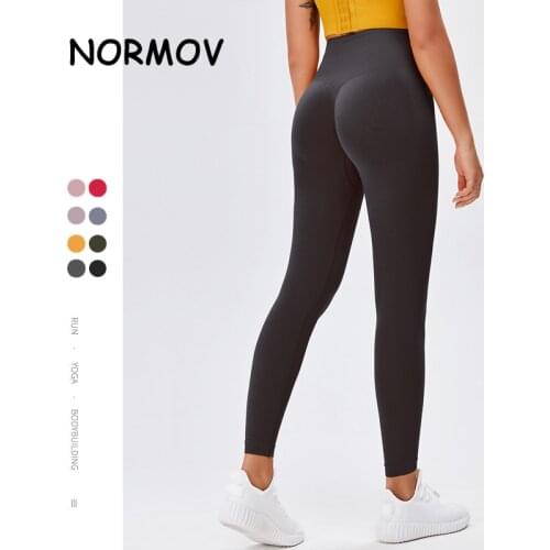 NORMOV Women Sexy Bubble Butt Leggings Tie Dye High Waist Seamless Sport Fitness Push Up Gym Leggings Women Workout Leggings