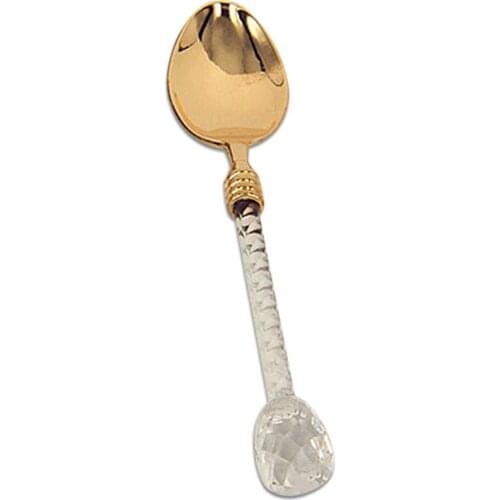 1pcs Crystal Handle Tea Coffee Spoon Ice Cream Spoon Dessert Ladle Scoop for Home/Bar Vintage Stainless Spoon High Quality