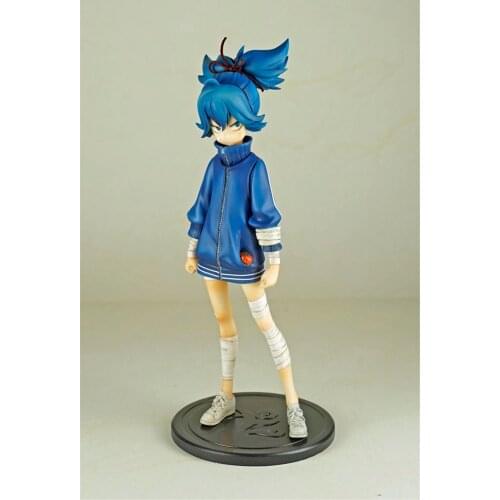 165mm Scale Model Resin Figure Anime Blue Cool Kid Assembly Models Figure Resin Kit Model Colorless Self-Assembled Toy