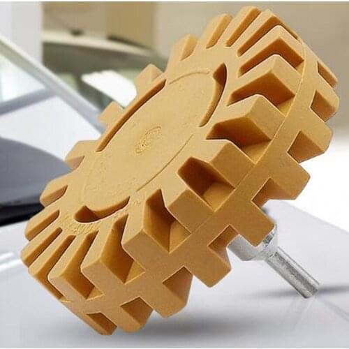 4 Inch Pneumatic Degumming Disc To Rubber Wheel Rubber Grinding Wheel Car Tire Polishing Wheel