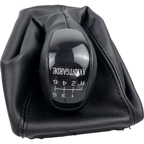 6 Speed Car Accessories MT Gear Shift Knob Lever Shifter Gaiter Boot Cover Case For Mercedes Benz E Class W211 S211 (2002-2009)