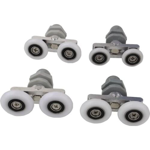 8pcs Shower room bathroom glass door Swing round pulley roller wheel circular shower wheel rolling wheel