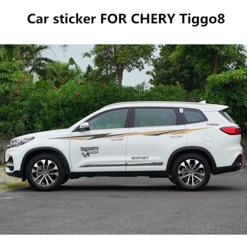 Car sticker FOR CHERY Tiggo8 Appearance modification sticker CHERY Tiggo 8 sports body Body appearance