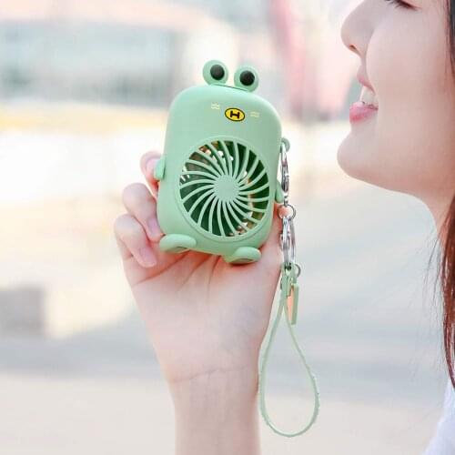 Keychain Fan Pocket Fans Usb Charge Mini- Hold Fans Student Outdoors Bring Portable Small Fan DC Mini Air Cooler Ventilador