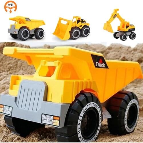 Baby Classic Simulation Engineering Car Toy Excavator Model Tractor Toy Dump Truck Model Car Toy Mini Gift for Boy