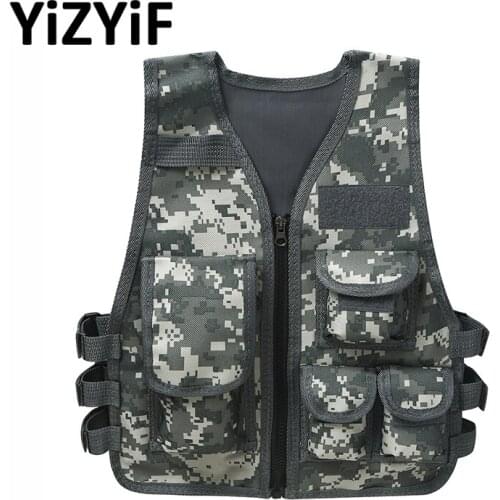 Children Combat Training Bulletproof Vest Kids Outdoor CS Shooting Protection Waistcoat Camping Hunting Jacket Cosplay Costume