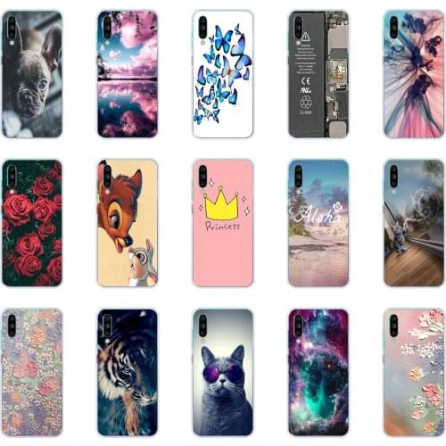 For ZTE Blade A7 2020 Case 6.08''inch Fashion silicone Soft TPU Cute Back Cases for ZTE Blade A5 2020 Phone Cover Coque 3