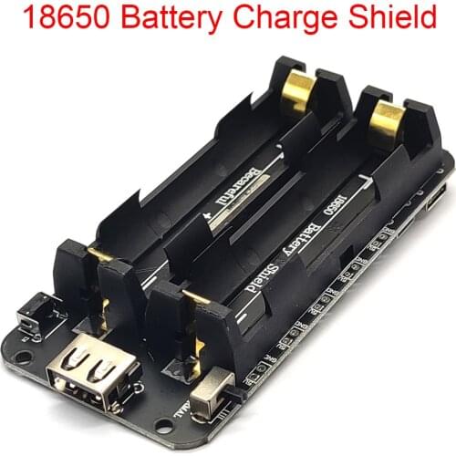 ESP32 ESP32S For Wemos For Raspberry Pi 18650 Battery Charge Shield Board V3 Micro USB Port Type-A USB 0.5A