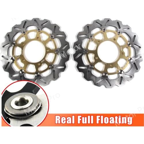 2PCS Floating Disk CNC Front Brake Disc Rotor For Suzuki GSXR1000 2005 2006 2007 2008 GSX1000R GSX-R1000 / GSXR600 GSXR750 06-07