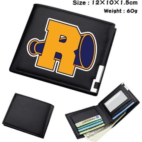 Riverdale Student Short PU Wallet Otaku Bifold Purse Photo Passcard Card Holder Note Compartment Mens Womens Black Wallet