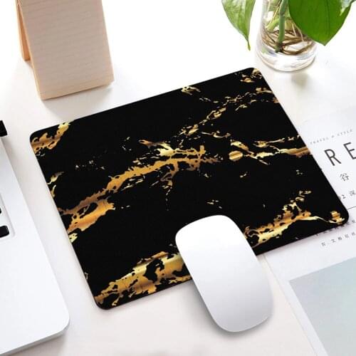 Small Size Marble Gaming Mouse Pad Anti-slip Natural Rubber PC Computer Gamer Mousepad Desk Mat For Notebook Laptop Gamer Mousep