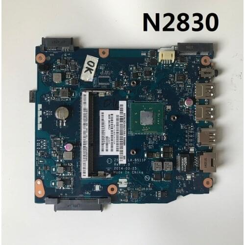 PALUBEIRA Laptop motherboard For ACER Aspire ES1-511 With processor N2830 Mainboard NBMML1100 LA-B511P SR1W4 TESTED
