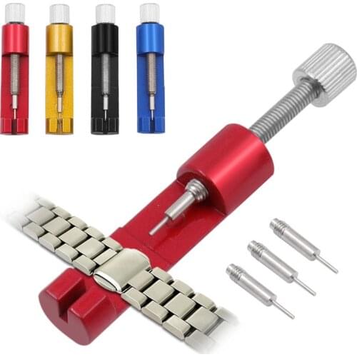 Metal Watch Band Strap Link Pin Remover Repair Tool Kit for Watchmakers with Pack of 3 Extra Pins Mini Watchband Tools