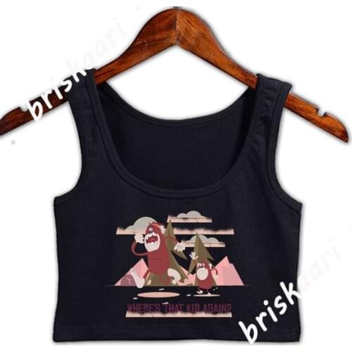 Cartoon Manga Anime Kids Cute Funny Crop Top Women Letters Size S-3xl Tops Family Girl Designing Spring Sleeveless Vest