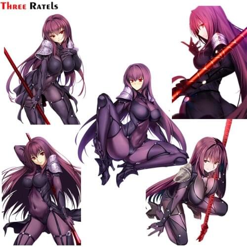 Three Ratels FC916 Fate Grand Order Scathach X Nightingale Render Anime formotorcycle stickers car sticker auto stickers cool