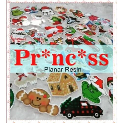 New Custom Pr*nc*ss Character Printed Flatback Planar Resin for Crafts DIY Handmade Materials Hair Bow