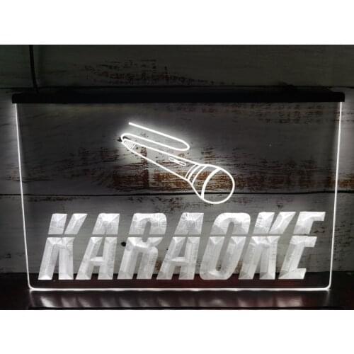 I099 Open Karaoke Box Cafe Bar Pub Nr Led Neon Light Sign