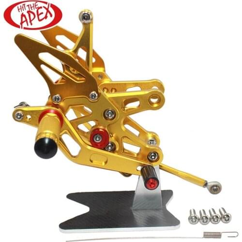 Full Set Aluminum Alloy Rear sets for SUZUKI GSX1300R HAYABUSA 1999-2007 CNC Adjustable Reverse Lightweight Footrest Rearsets